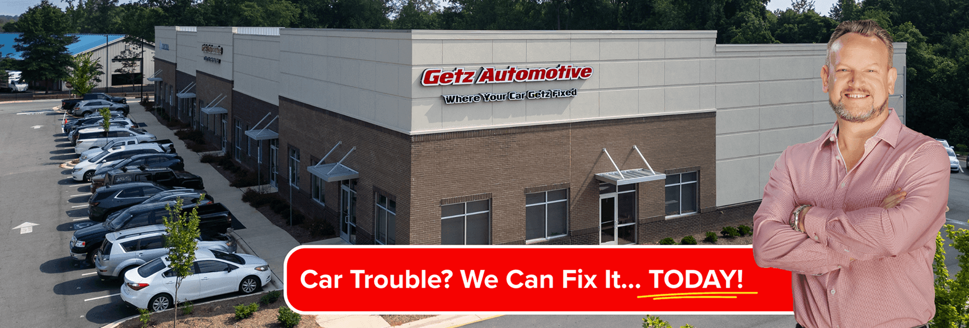 Auto repair shop offering same-day service.