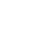 White pixelated stepped shape on a black background