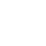 White pixelated printer icon on black background